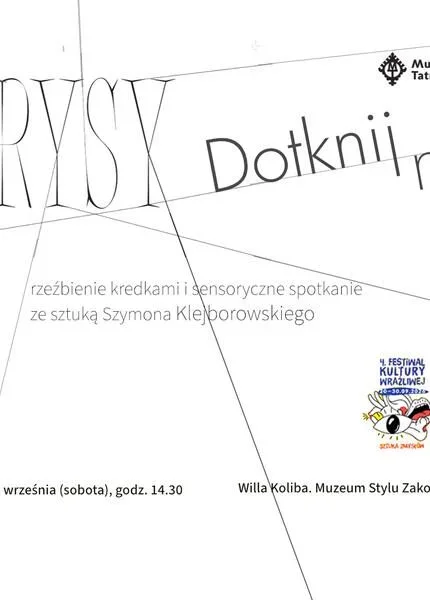 „Dotknij rys” – rzeźbienie kredkami i sensoryczne spotkanie ze sztuką Szymona Klejborowskiego