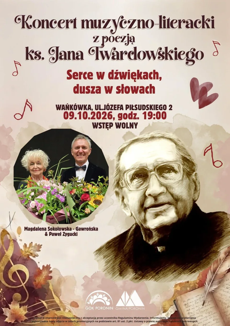 Koncert z poezją ks. Jana Twardowskiego