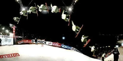 Switch frontside corkscrew 540 mute grab vel "Pięta"