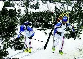 Ski-alpiniści na Gąsienicowej