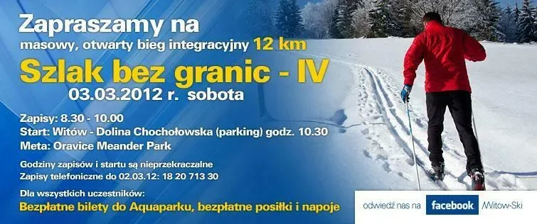 Bieg narciarski "Szlak bez Granic: Witów - Oravice"