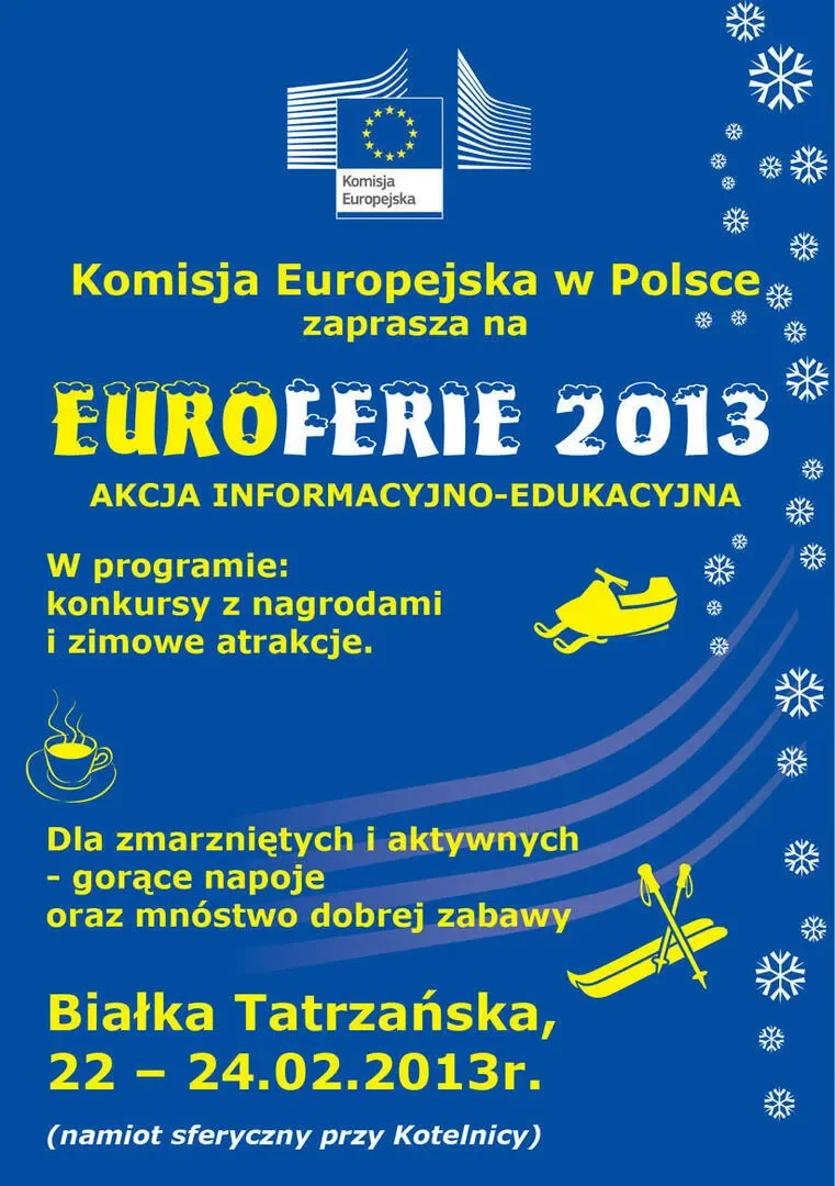 „EuroFerie 2013” już od 22-24.02.2013 w Białce Tatrzańskiej, stok Kotelnica