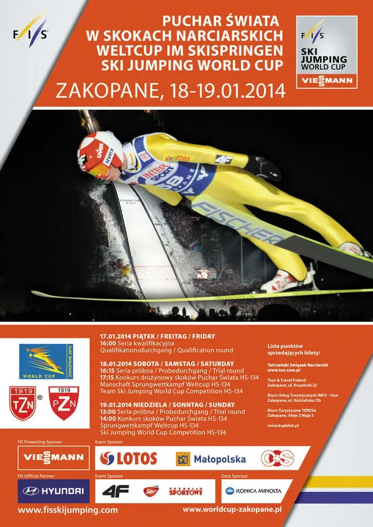 Puchar Świata w skokach narciarskich - Zakopane 2014. Największa zimowa impreza sportowa w Polsce