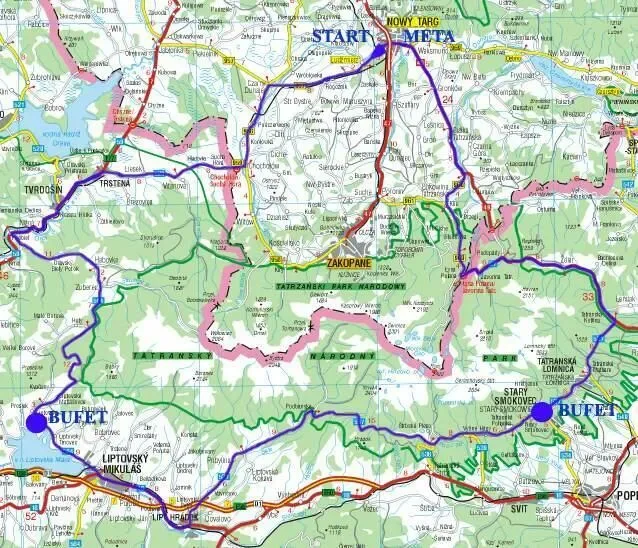 Rajd Wokół Tatr - 225km
