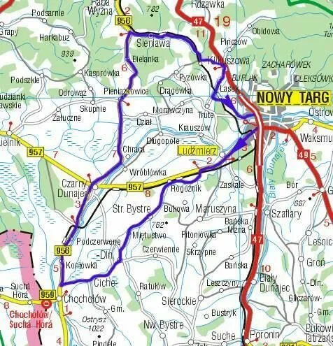 Chochołów & Sieniawa - 66,7km