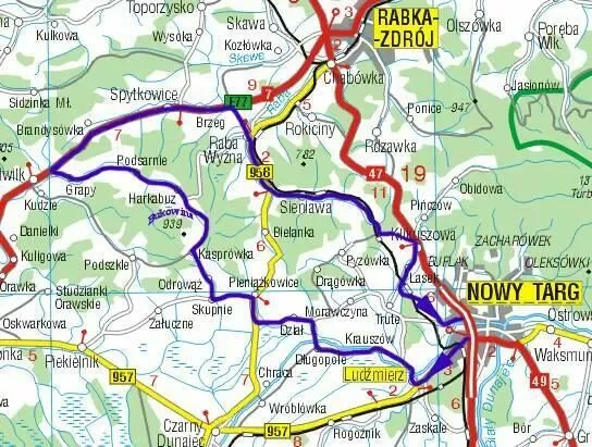 Bukowina & Spytkowice - 63,7km