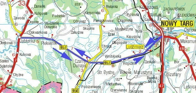 Cz. Dunajec & Jabłonka - 55,7km
