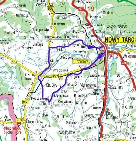 Traska treningowa - 47,2km
