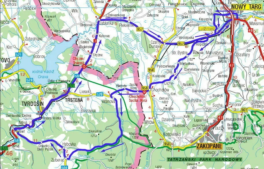 Oravice & Trstena - 123,3km