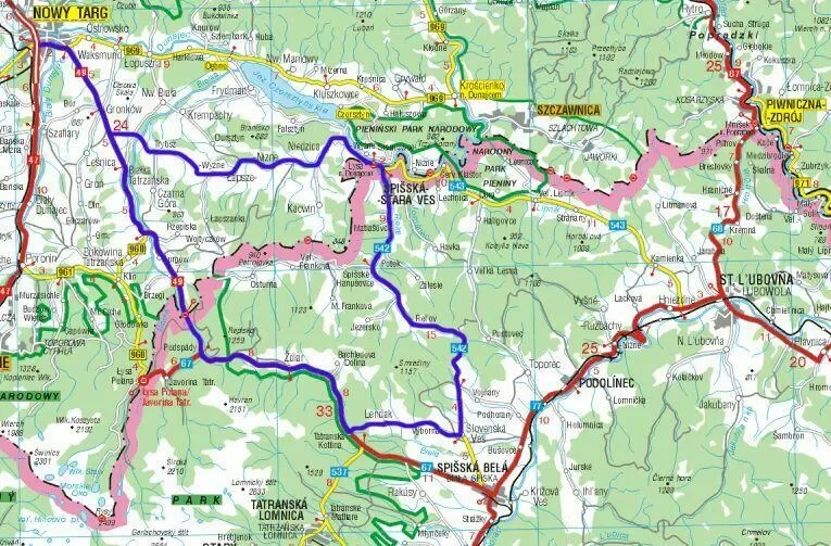 Spisska Magura & Żdiar - 105,8km
