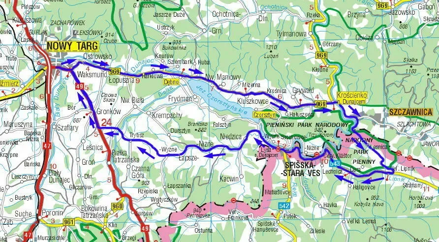 Szczawnica & Niedzica - 93,3km