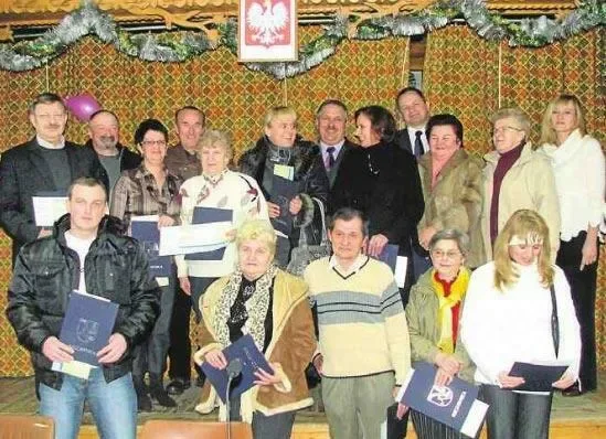 Laureci z czekami
