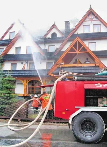 Białka Tatrzańska. Ogień w pensjonacie