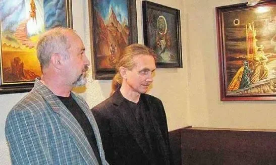 Ukraiński surrealista maluje w Pieninach