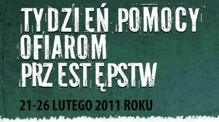 Tydzień Pomocy Ofiarom Przestępstw