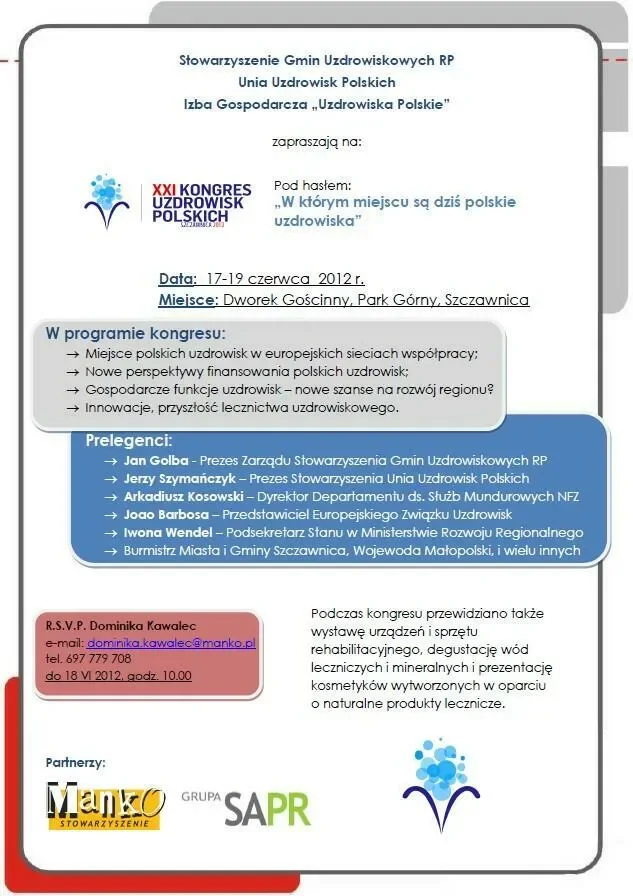 XXI Kongres Uzdrowisk Polskich