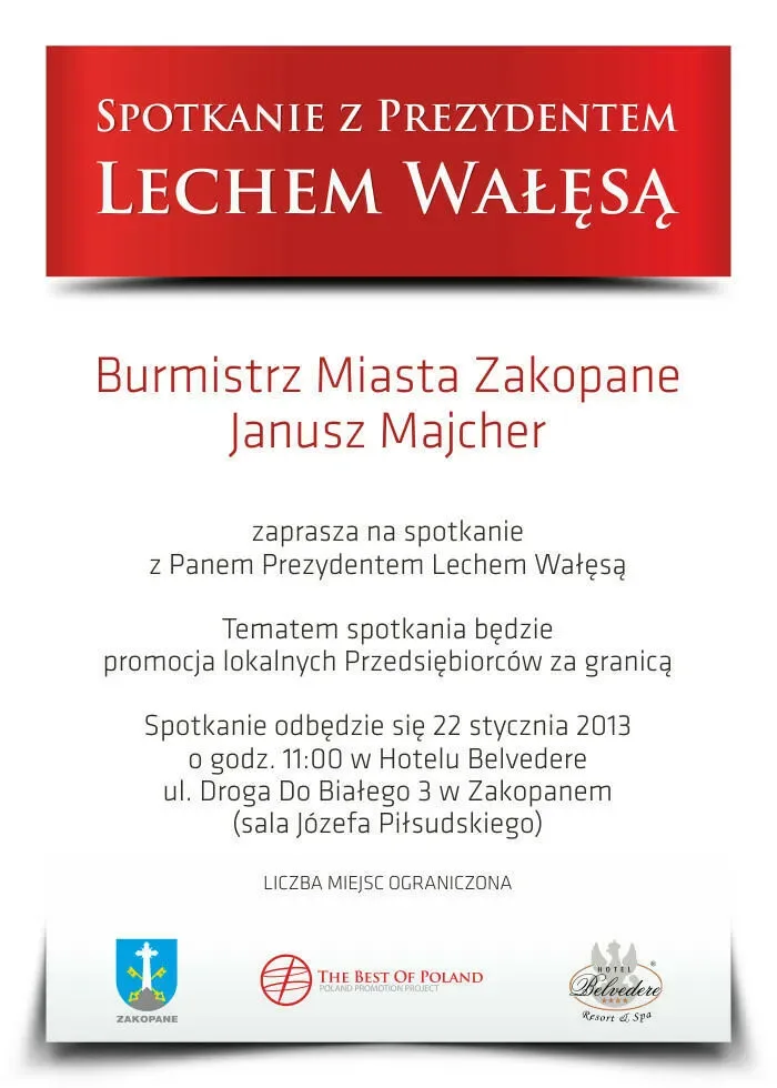 Spotkanie z Prezydentem Lechem Wałęsą