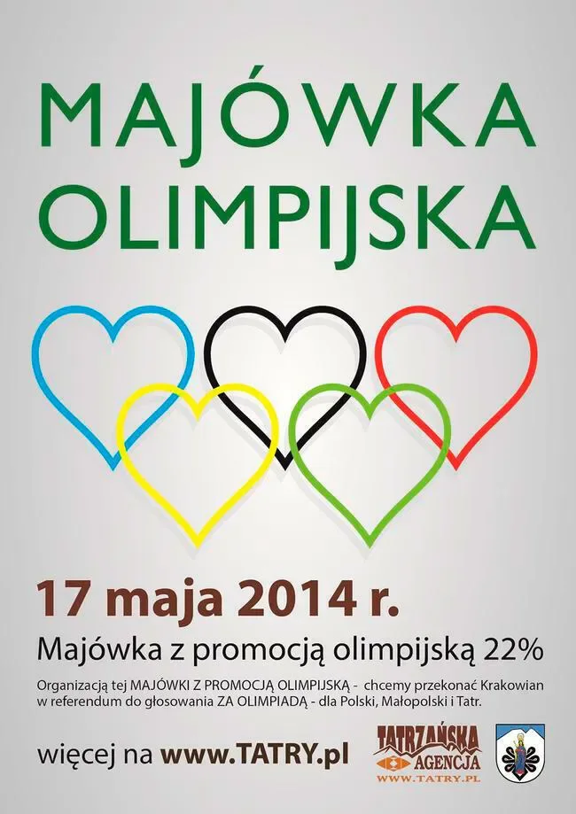 MAJÓWKA OLIMPIJSKA 17 MAJA 2014 R. - „KRAKOWIACY I GÓRALE RAZEM”