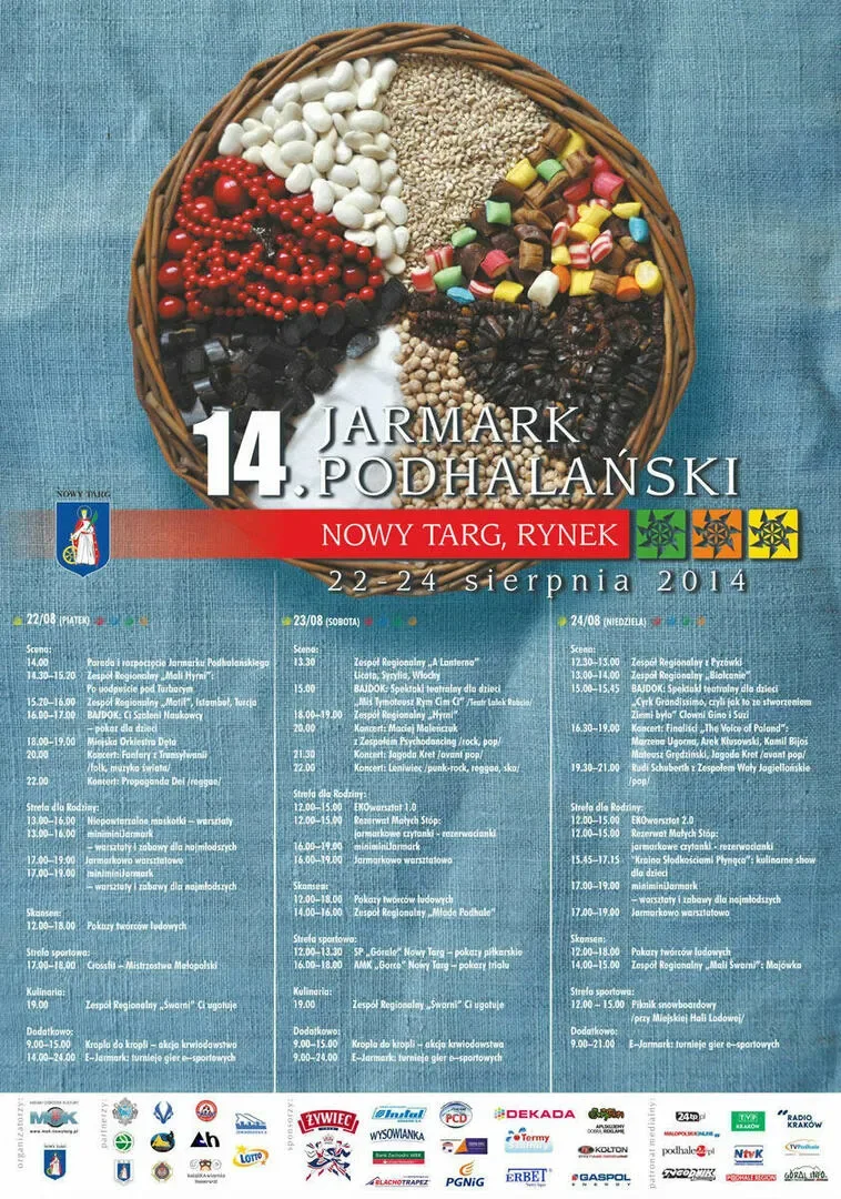 Program XIV Jarmarku Podhalańskiego