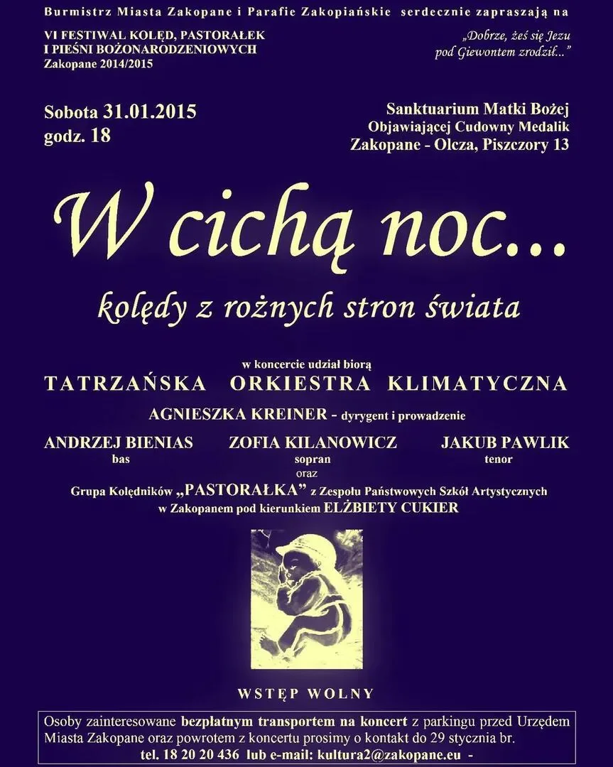 Koncert „W cichą noc... Kolędy z różnych stron świata”