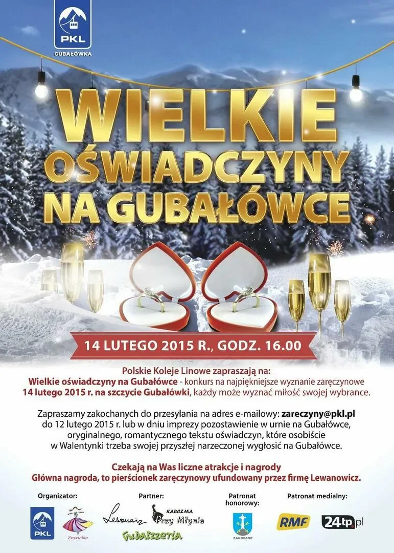 Walentynkowy Karnawał oraz "Wielkie Oświadczyny na Gubałówce