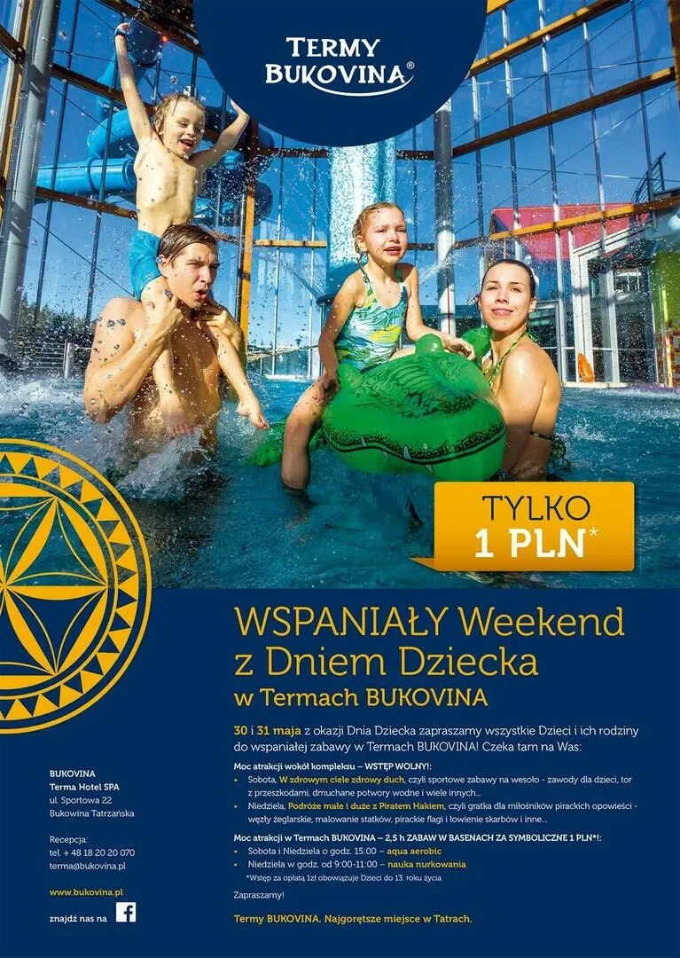 Fantastyczny Dzień Dziecka w Termach BUKOVINA