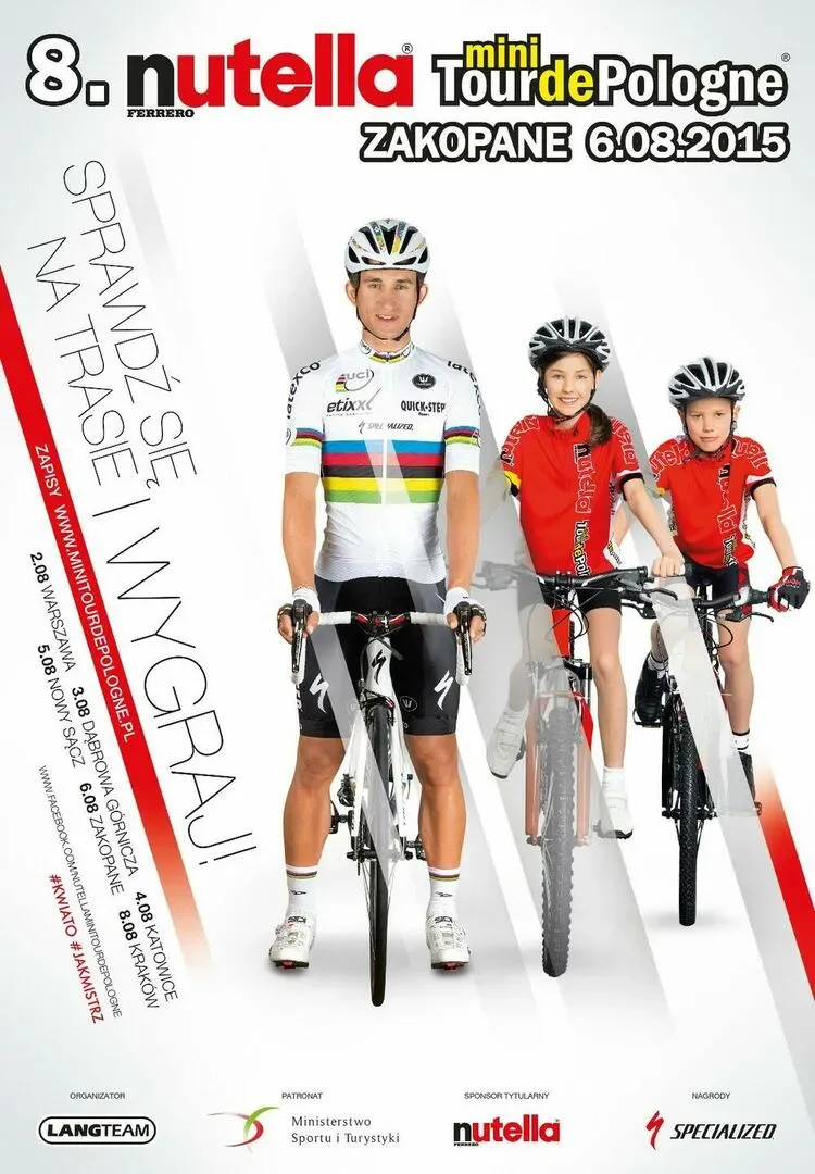 Sprawdź się z Nutellą na trasie 8. edycji wyścigu Nutella Mini Tour de Pologne!