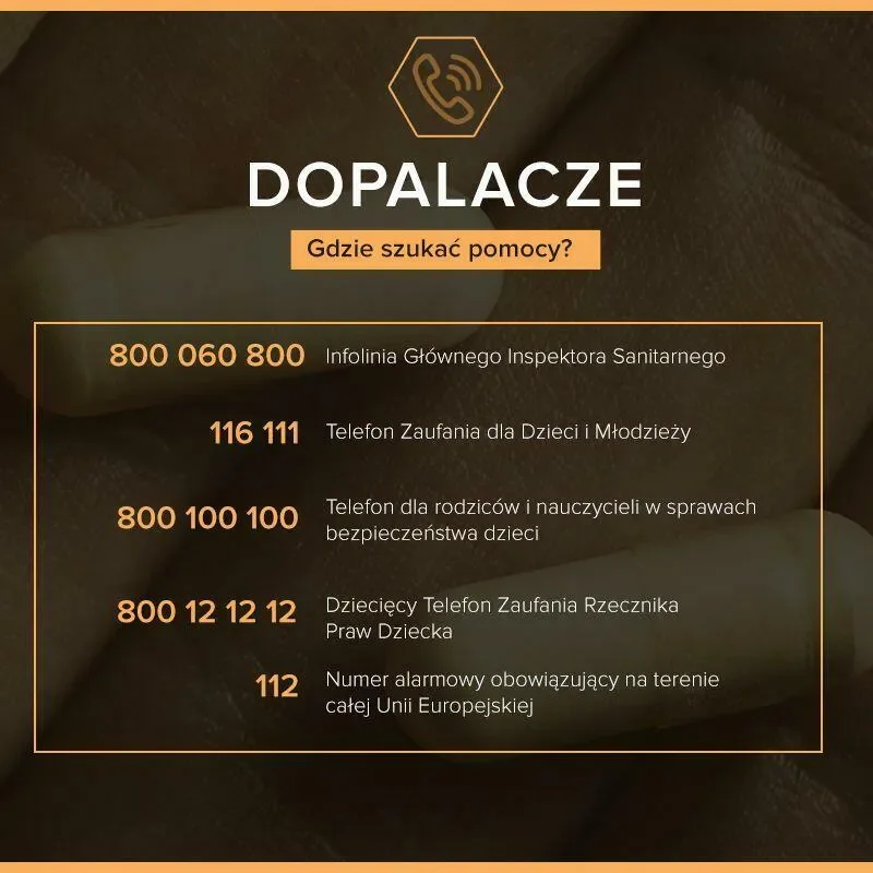 Dopalacze. Gdzie szukać pomocy? Najważniejsze numery telefonów