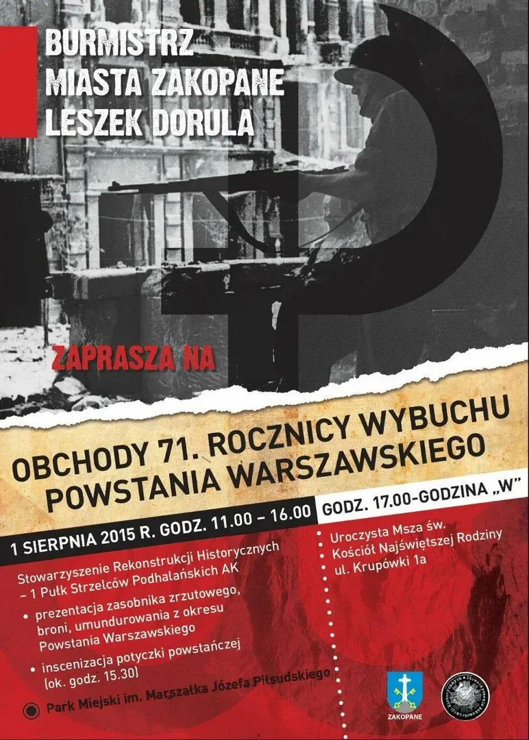 OBCHODY 71. ROCZNICY WYBUCHU POWSTANIA WARSZAWSKIEGO