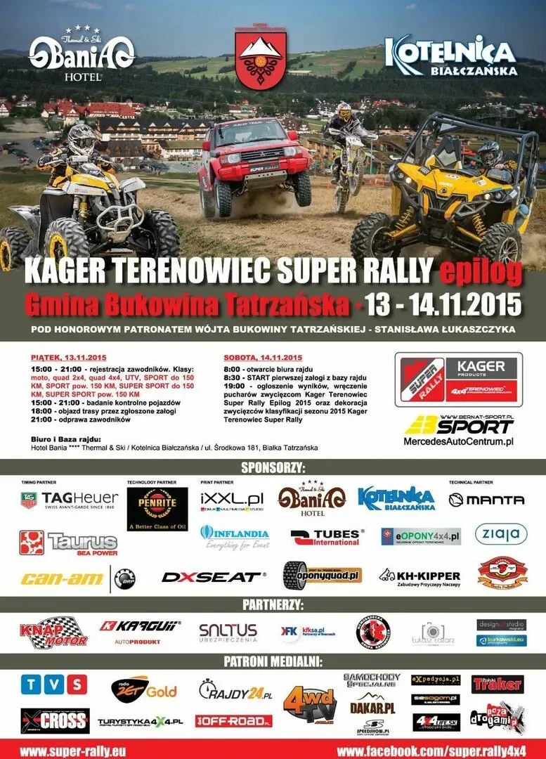 KAGER TERENOWIEC SUPER RALLY epilog 2015