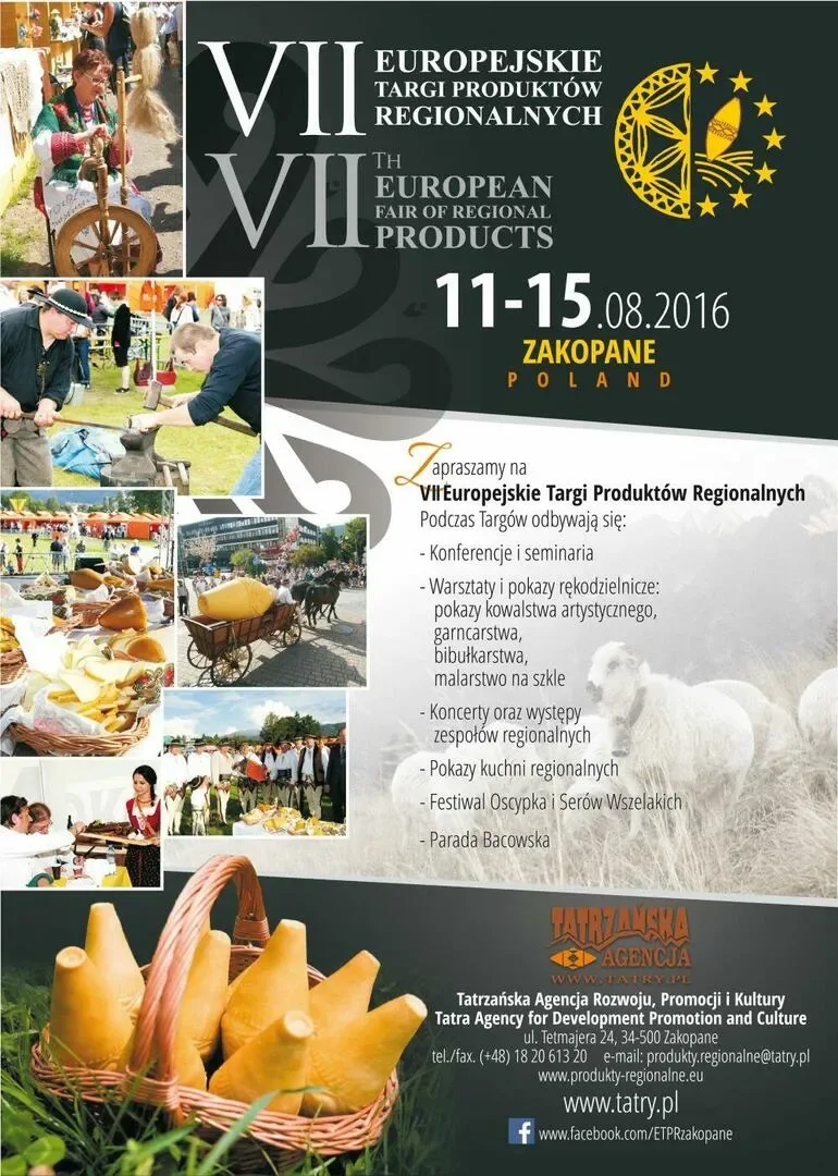 VII Europejskie Targi Produktów Regionalnych 11-15.08.2016