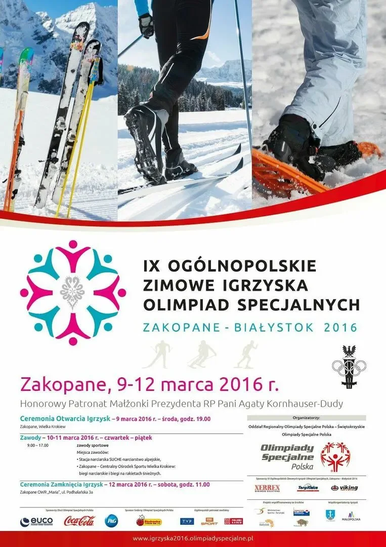 IX Ogólnopolskie Zimowe Igrzyska Olimpiad Specjalnych Zakopane - Białystok 2016