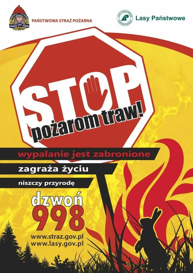 STOP POŻAROM TRAW!