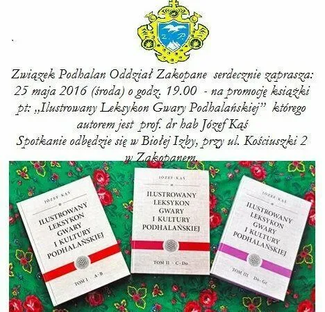 Promocja książki "Ilustrowany Leksykon Gwary Góralskiej"