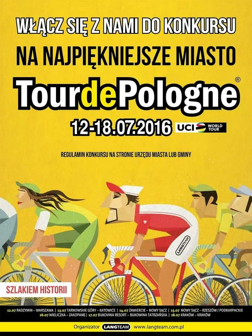 Konkurs „NAJPIĘKNIEJSZE MIASTO TOUR DE POLOGNE”