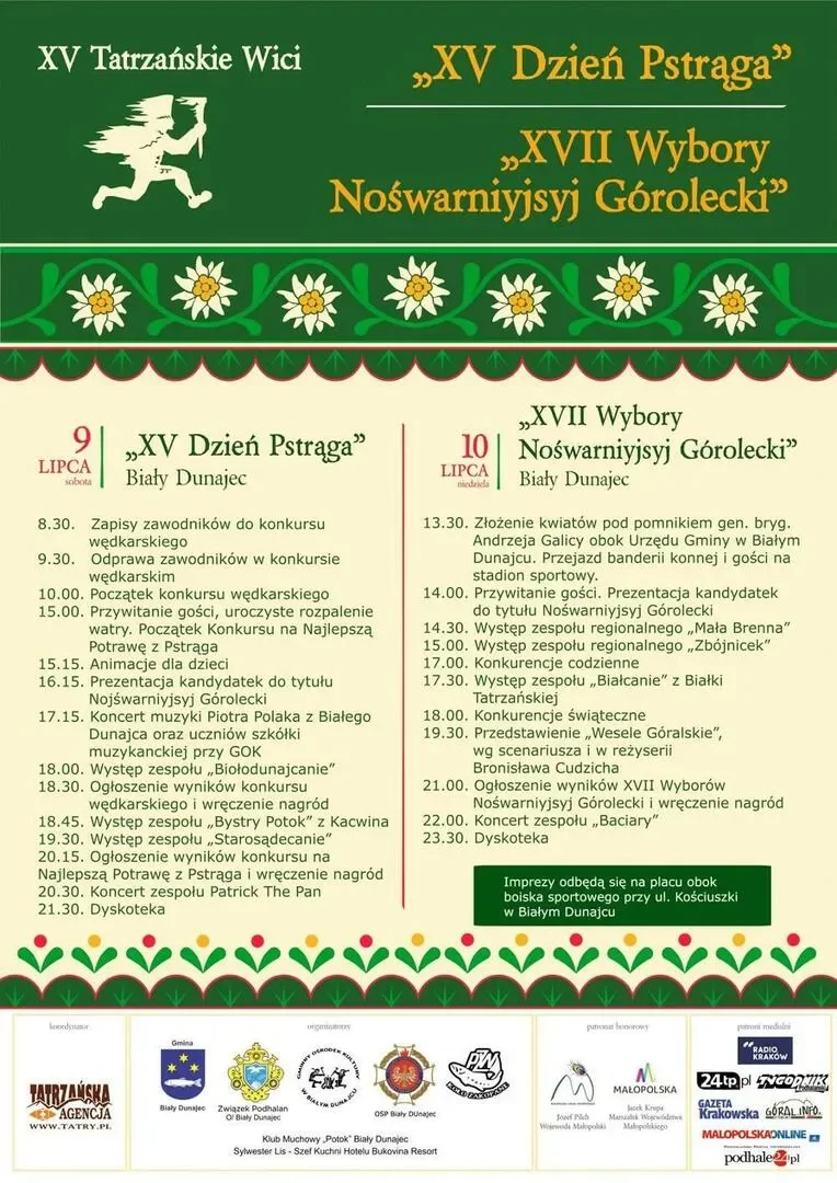 XV "Dzień Pstrąga" i XVII "Wybory Nośwarniyjsyj Górolecki"