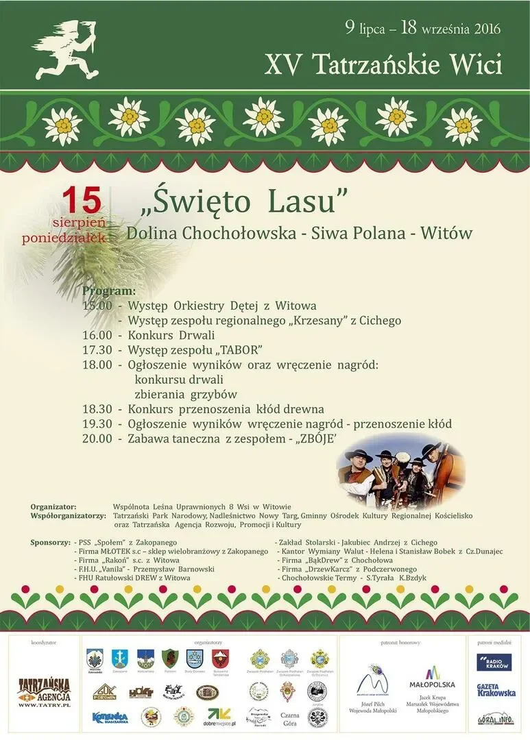 XV Tatrzańskie Wici - ŚWIĘTO LASU