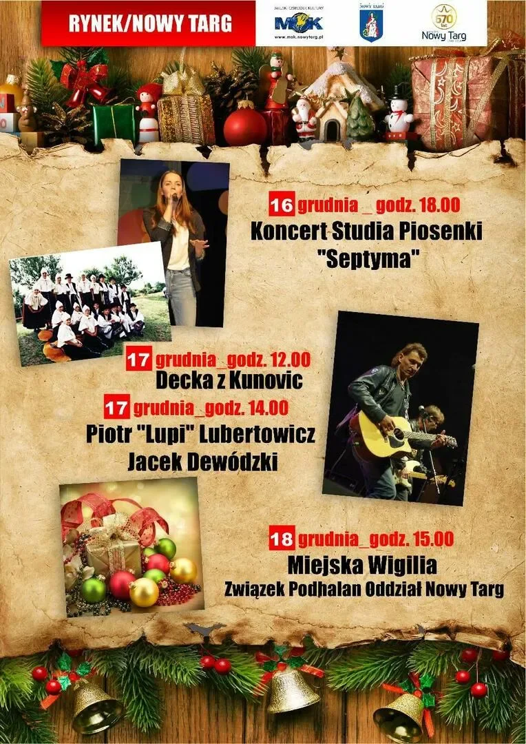 Koncerty podczas Targów Bożonarodzeniowych