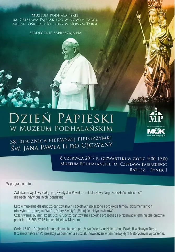 Dzień Papieski w Muzeum Podhalańskim