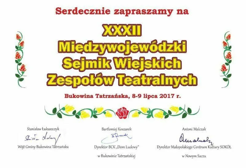 XXXII Międzywojewódzki Sejmik Zespołów Teatralnych