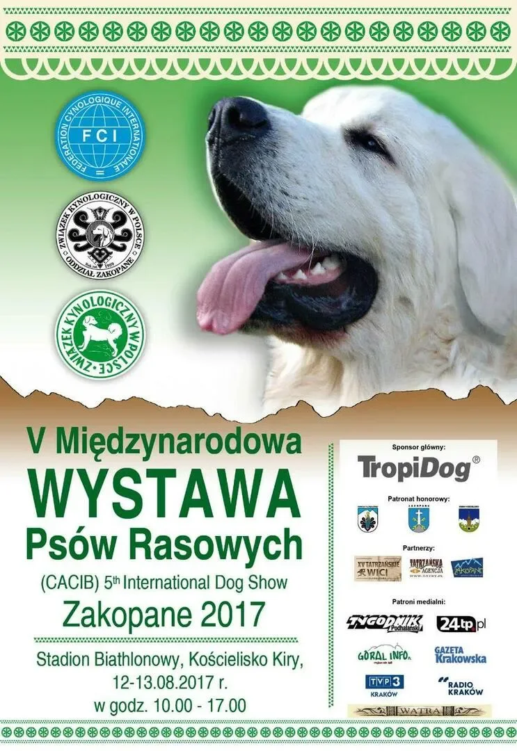 V Międzynarodowa WYSTAWA Psów Rasowych