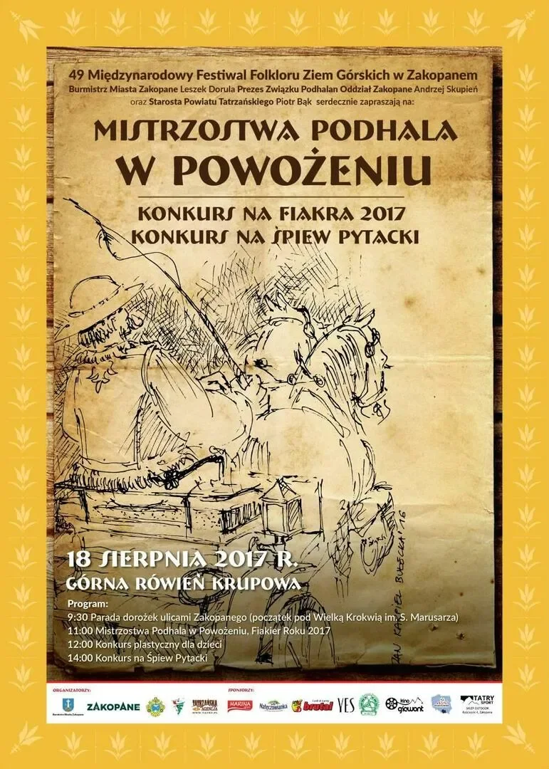 Mistrzostwa Podhala w Powożeniu – Konkurs na Fiakra 2017 oraz Konkurs na Śpiew Pytacki
