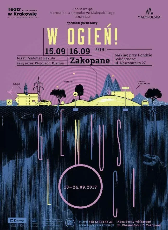 Spektakl "W ogień" w zakopiańskim plenerze