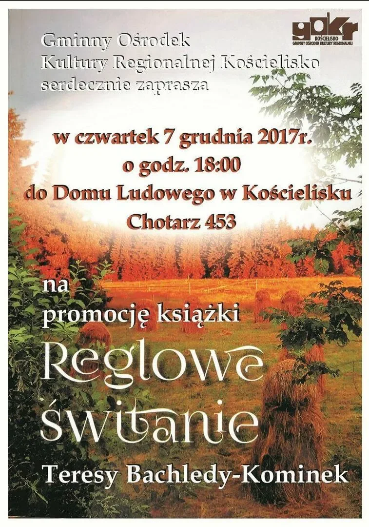 Promocja książki "Reglowe świtanie"