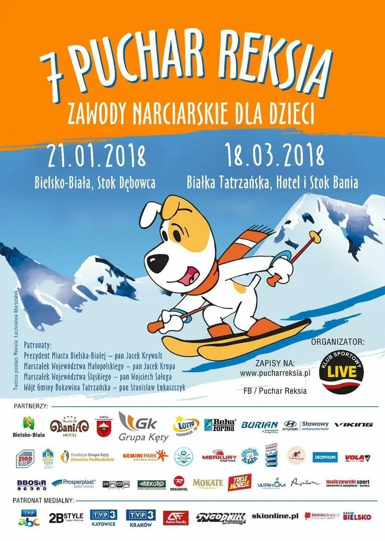 7 Puchar Reksia - największe w Polsce zawody narciarskie dla dzieci i młodzieży