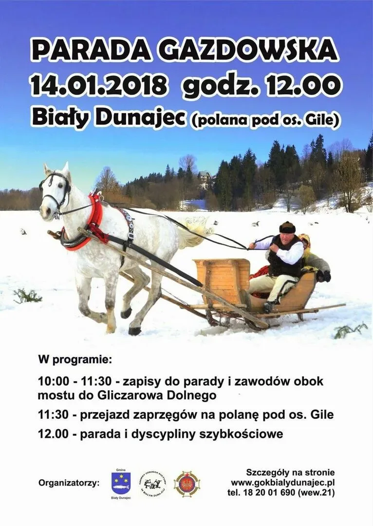 XXIII PARADA GAZDOWSKA W BIAŁYM DUNAJCU - ODWOŁANA