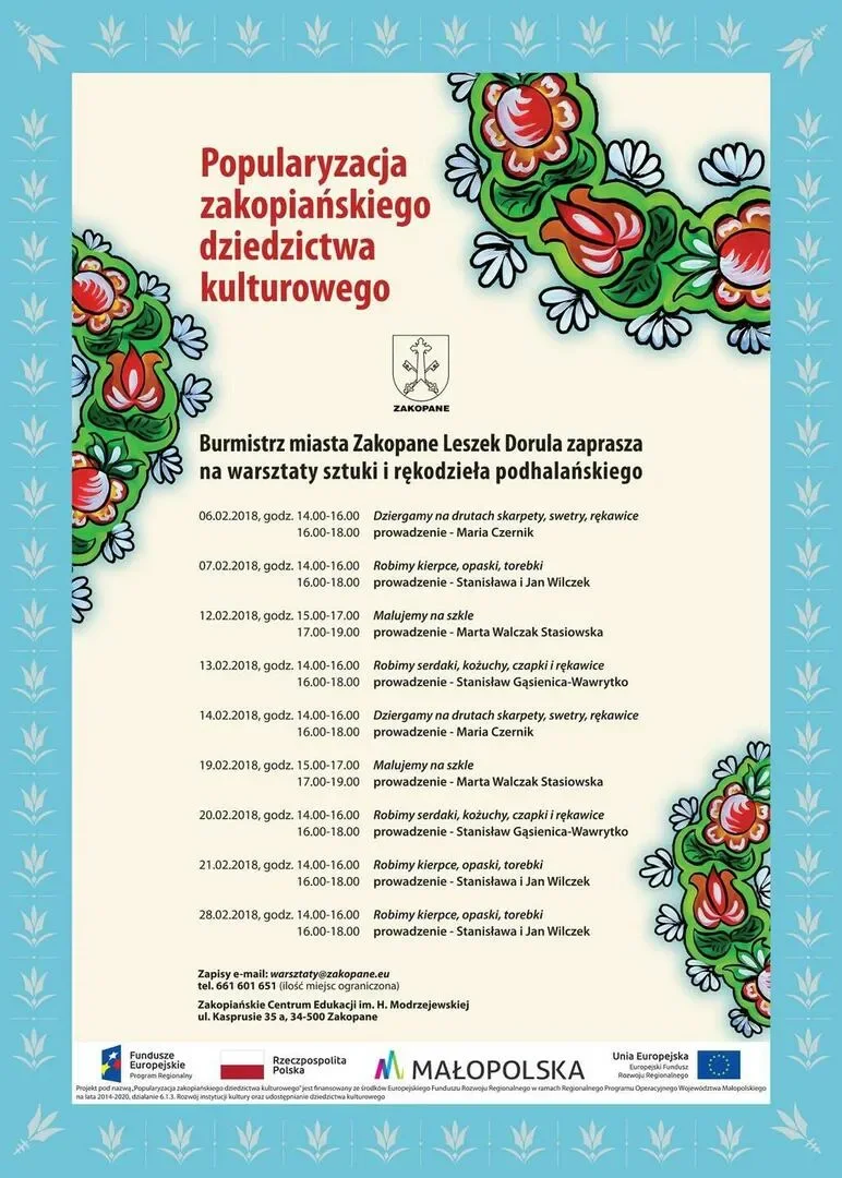 Popularyzacja zakopiańskiego dziedzictwa kulturowego