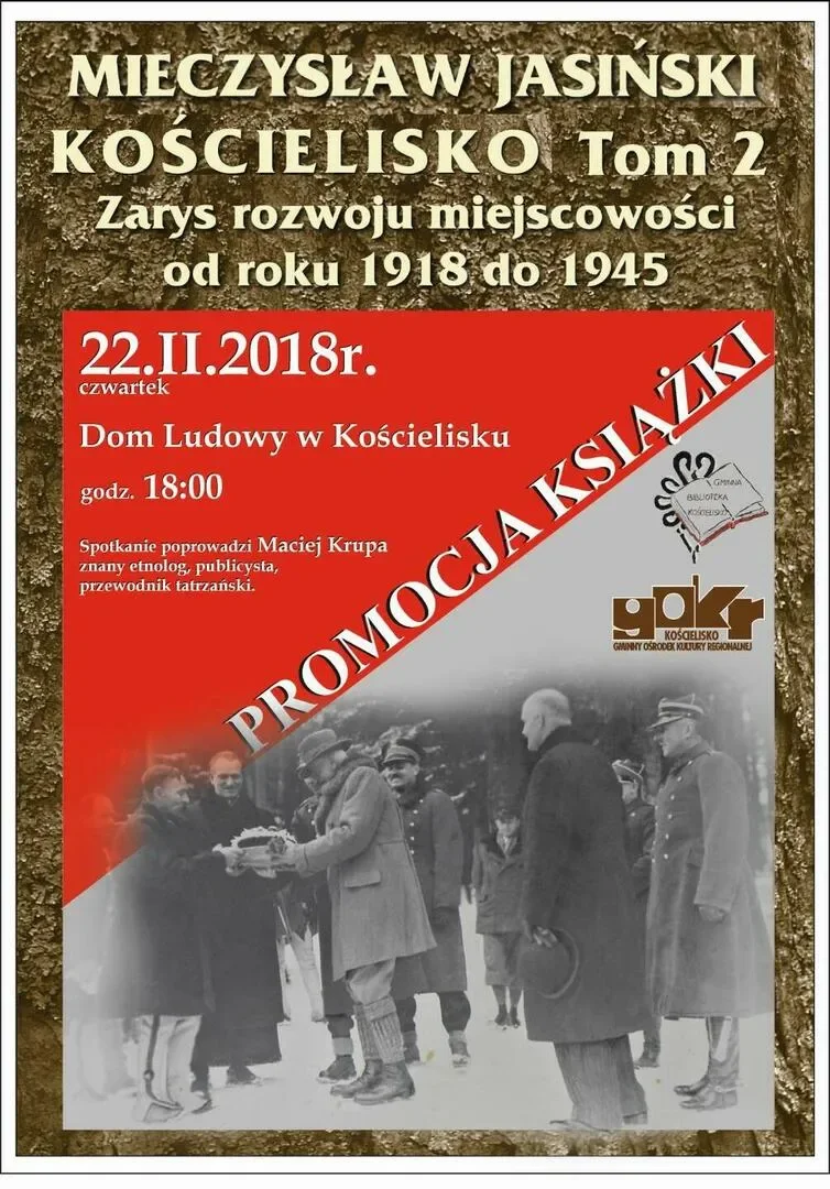 Promocja książki "Kościelisko tom 2 - Zarys rozwoju miejscowości od roku 1918 do 1945"