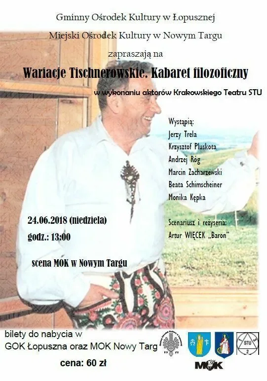 Wariacje Tischnerowskie w wykonaniu aktorów Krakowskiego Teatru STU