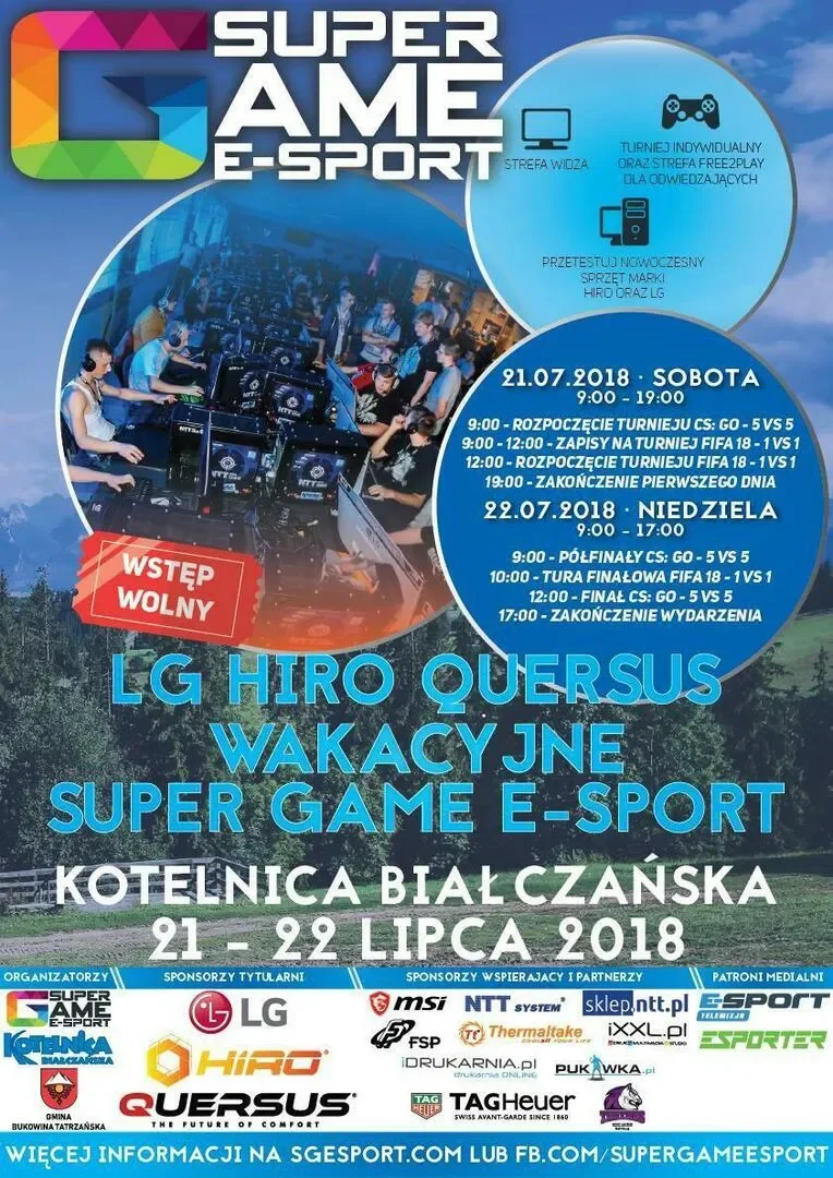 WAKACYJNE SUPER GAME e-sport!